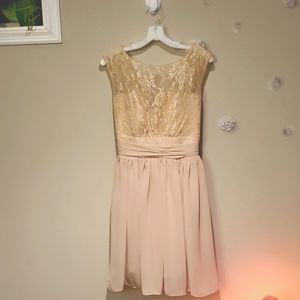 Dress Cream color with lace